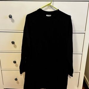 Frank and Oak Black dress size M NWT